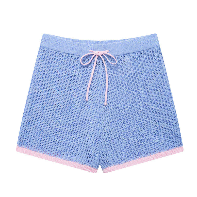European And American Style Knitwear Shorts